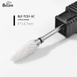High quality manicure pedicure polishing grinding head professional cuticle rotary electric file ceramic nail drill bits holder