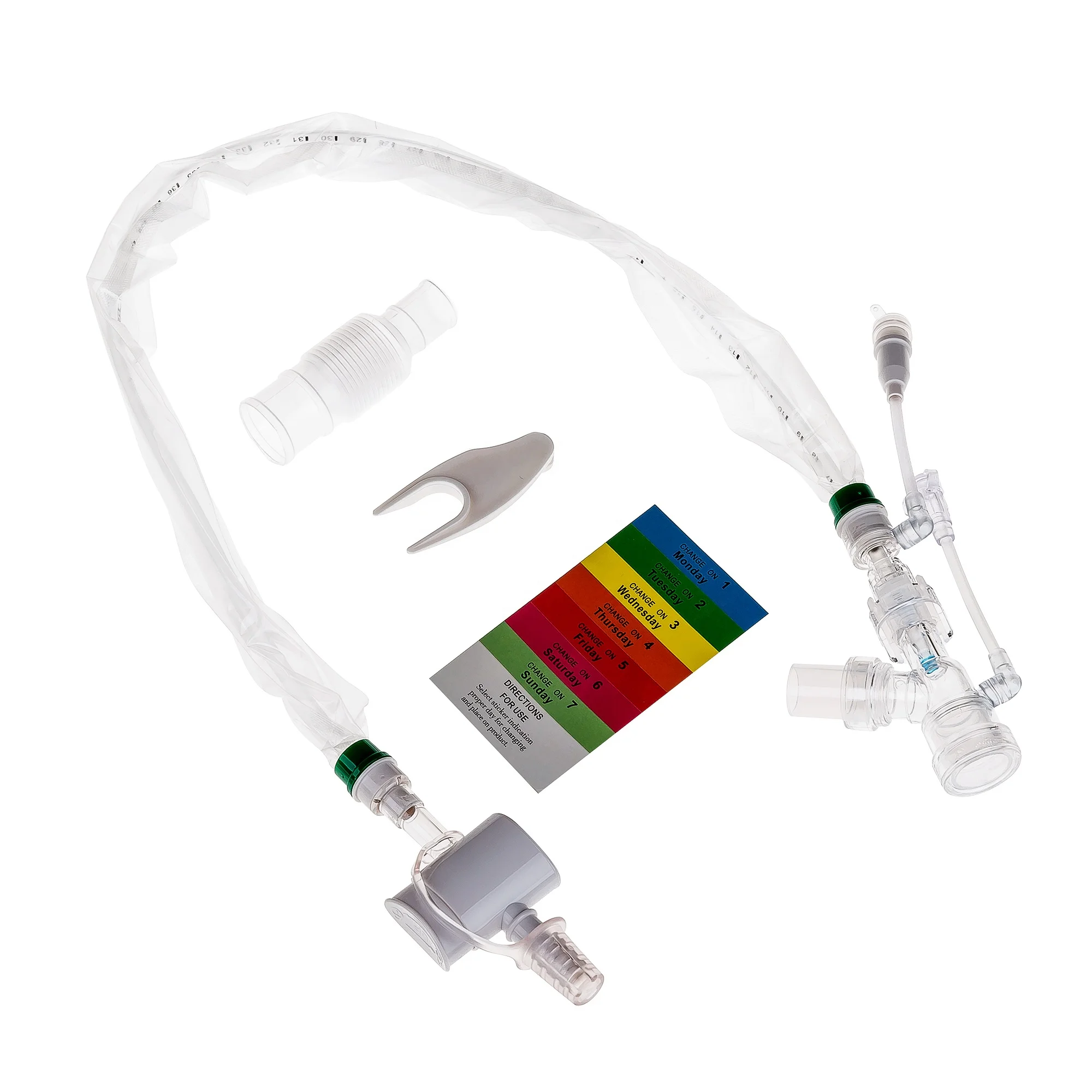 High Quality Suction catheter closed system 72 Hours Double Swivel Push Switch Closed Suction Catheter