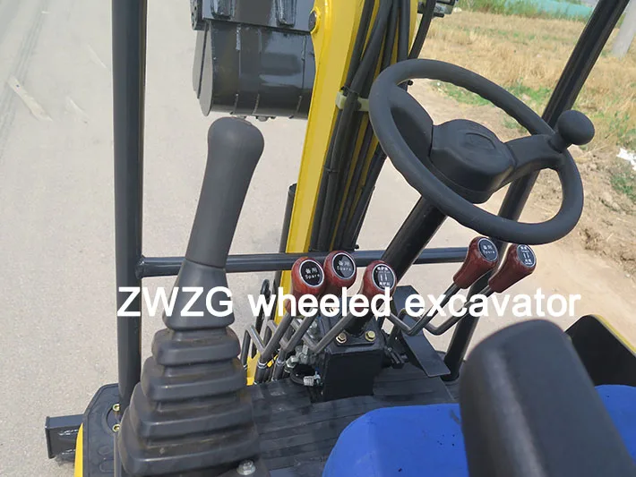 Wheel excavator manufacturer price 2 ton wheel excavator for sale