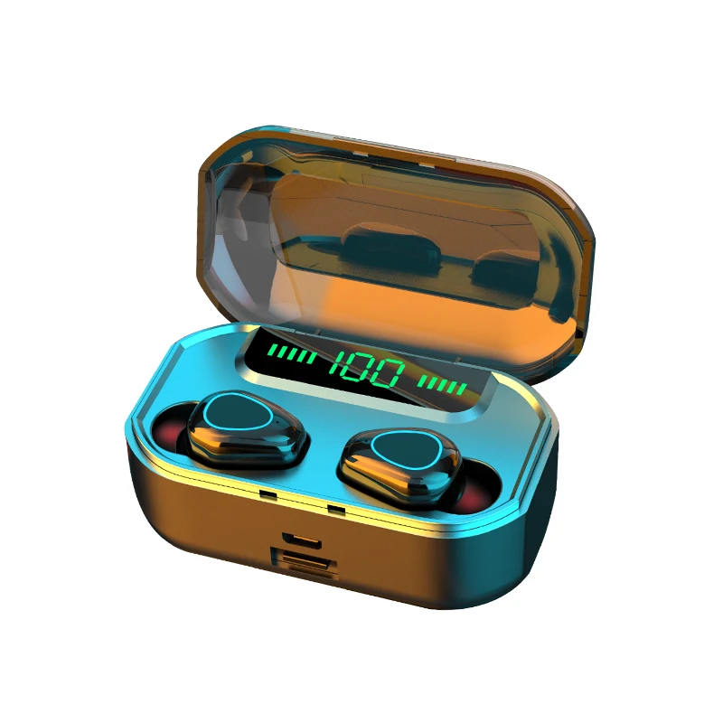 
Amazon Top G20 Auriculares Tws настоящие водонепроницаемые наушники Blutooth Китай оптом наушники и наушники с внешним аккумулятором 3500 мАч Fu 