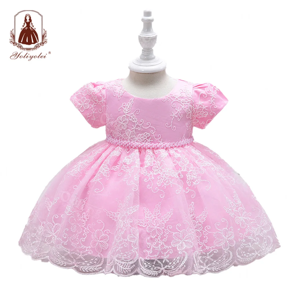 Outong Kids Clothing 1 Year Old Girls Princess Dresses Birthday Ropa Para Nios Toddler Boutique Dress For Kids Girl