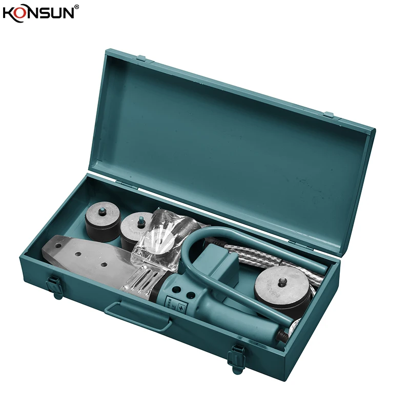 KONSUN 20-63mm PPR Pipe Fitting Welding Hot Heating Melting Machine Plastic Welders ppr welding machine set