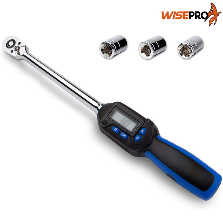 1/2 inch Digital Torque Wrench, 5 - 99.5 ft-lbs (6.8 - 135 N-m) Torque Range, Sequential LED and Buzzer