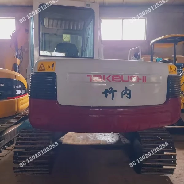 Используемый японский 7-8 тонн гусеничный экскаватор TB175C с Новым Двигателем Isuzu гидравлический клапан Toshiba насос только 5 Рабочий вес