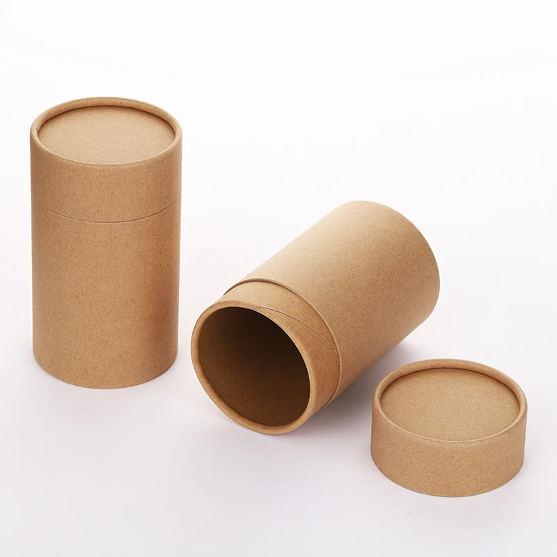 biodegradable eco friendly cosmetics cylinder herbal tea packaging lipstick sure deodorant cardboard paper tube packaging