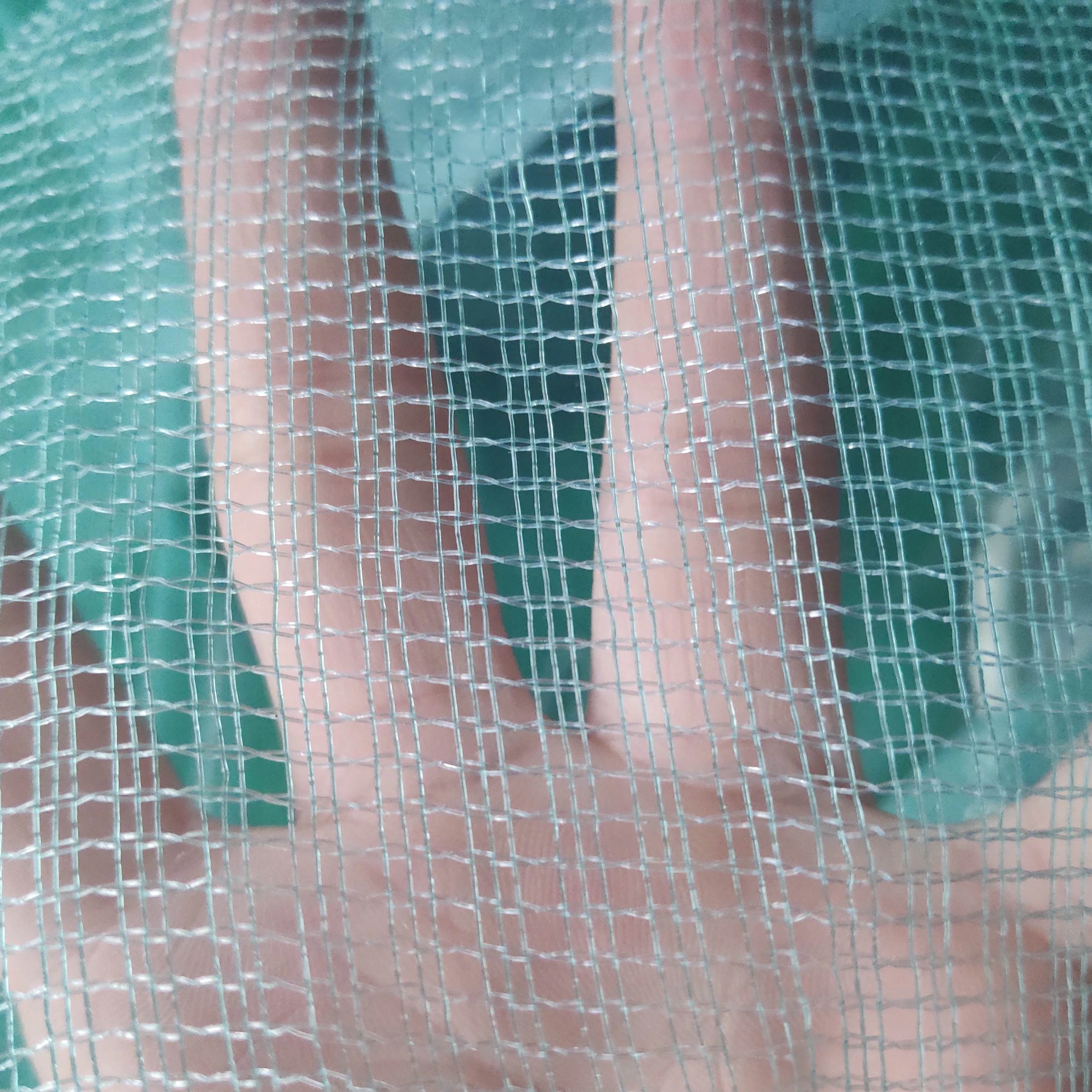 Nylon knotless  with UV 40 mesh 1mm  2mm small fish feeder farming cage /nets