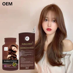 OEM 100ml Professional Hair Color Cream Hair Dye Packaging Pcs Form Label Origin BLOND Type GUA Working Grey Days ISO Special