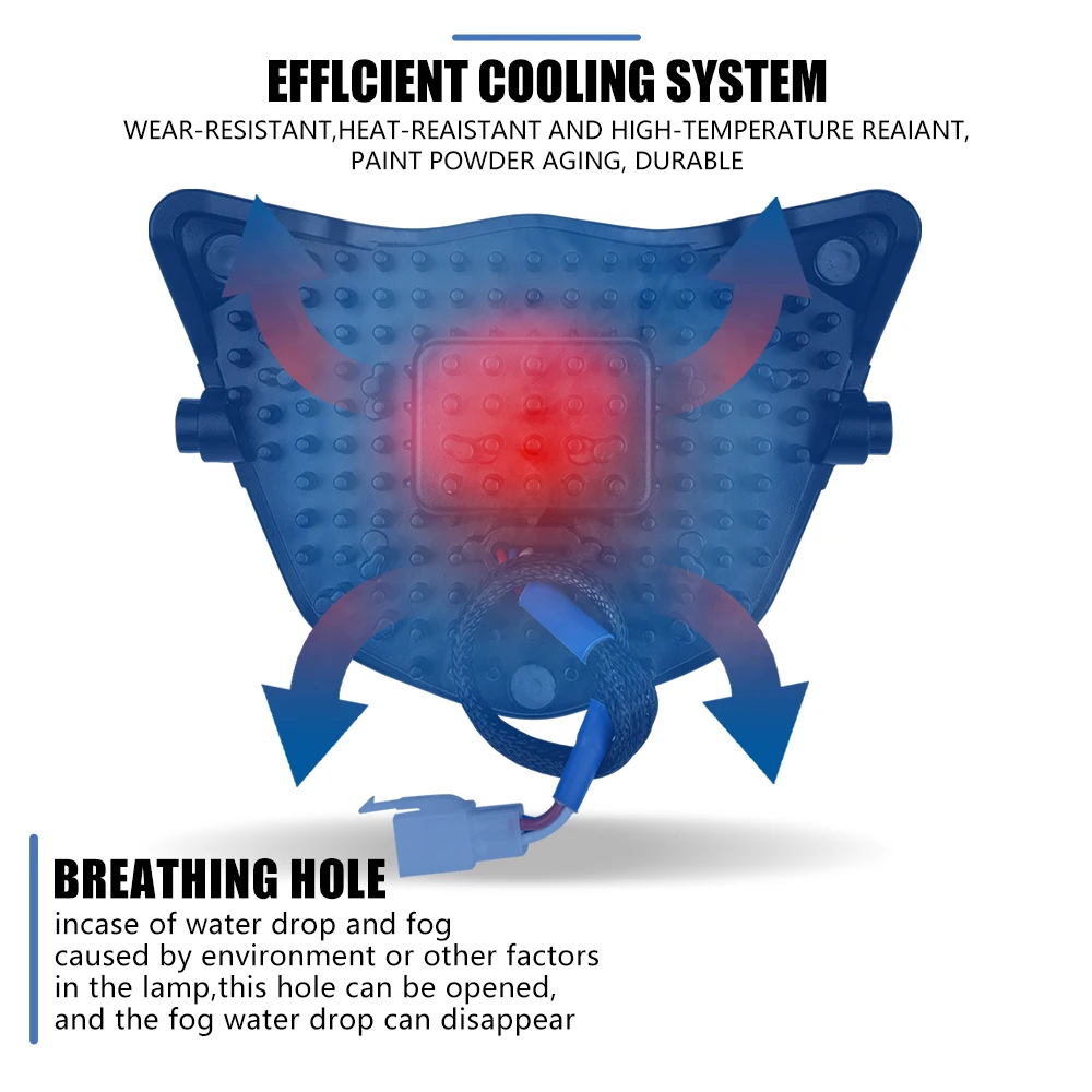 E-mark Motorcycle LED Headlights Headlamp High Low Beam DRL for Yamaha WR 250F/400F/426F/450F TTR110E XTZ 150 125 YZ 250F/X 65