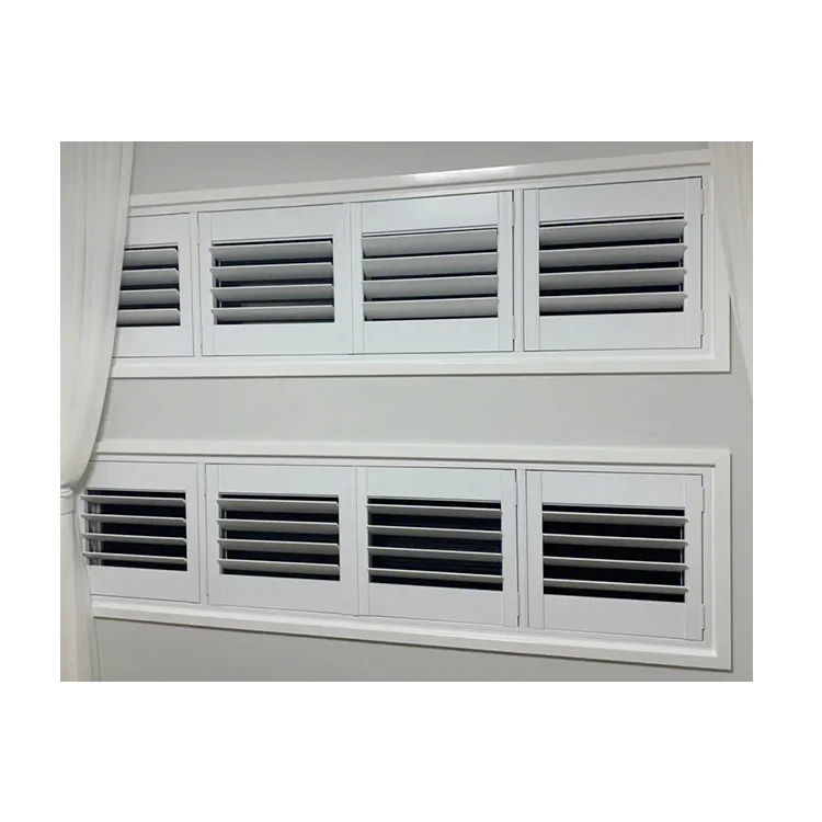 Exterior aluminum louvers designed Hurricane louvers can be used for window and door terraces