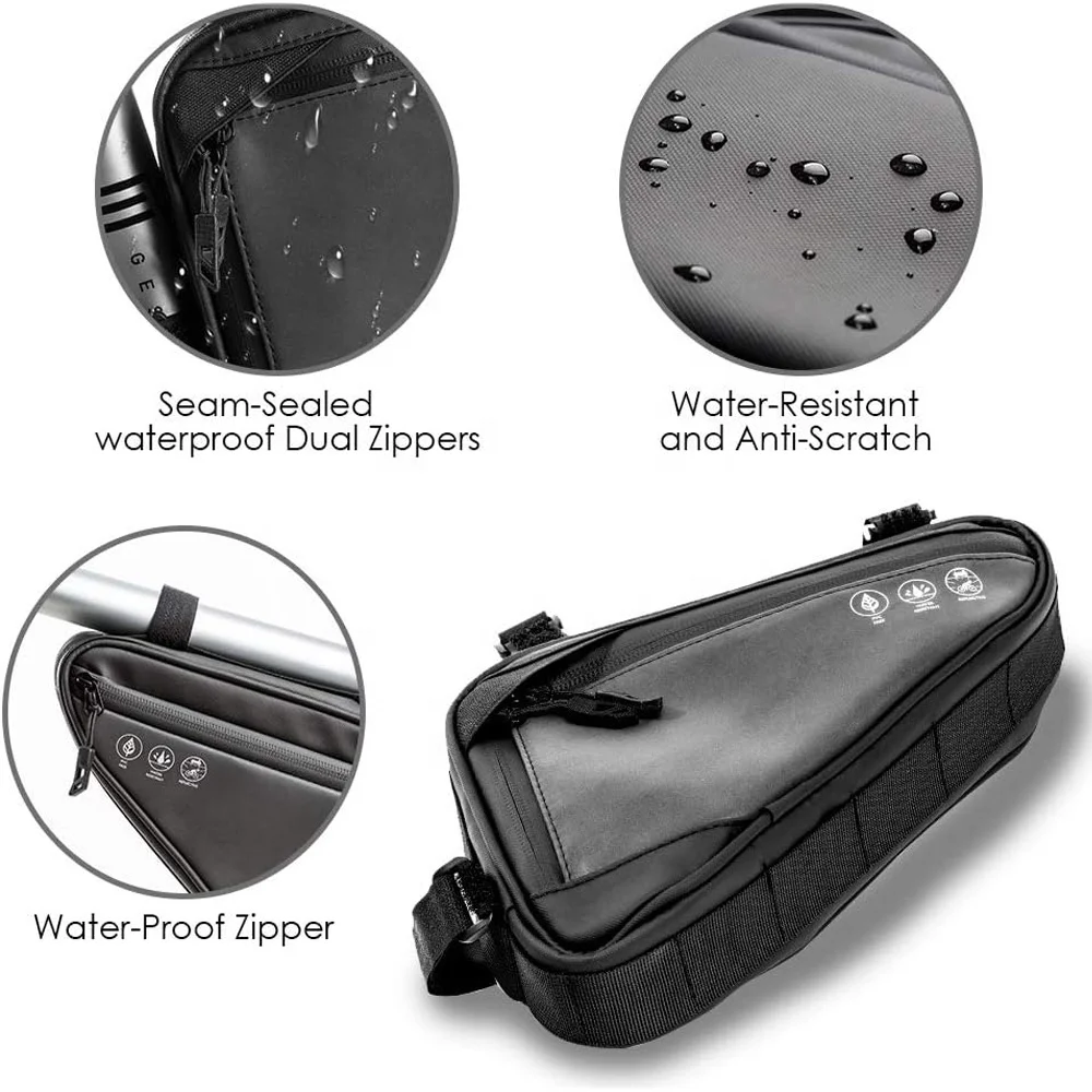 Wholesale Custom Bicycle Accessories Cycling Bike Triangle Front Frame Bag bike box hard travel case bicycle