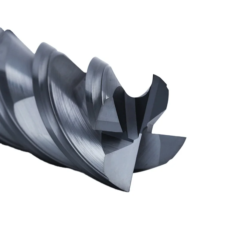 DOHRE HRC65 4 Flutes Tungsten Solid Carbide End Mill Stainless Steel Milling Cutter Made in China