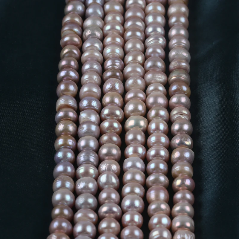 9-10mm A grade Wholesale Freshwater Loose button shape pearl for jewelry making