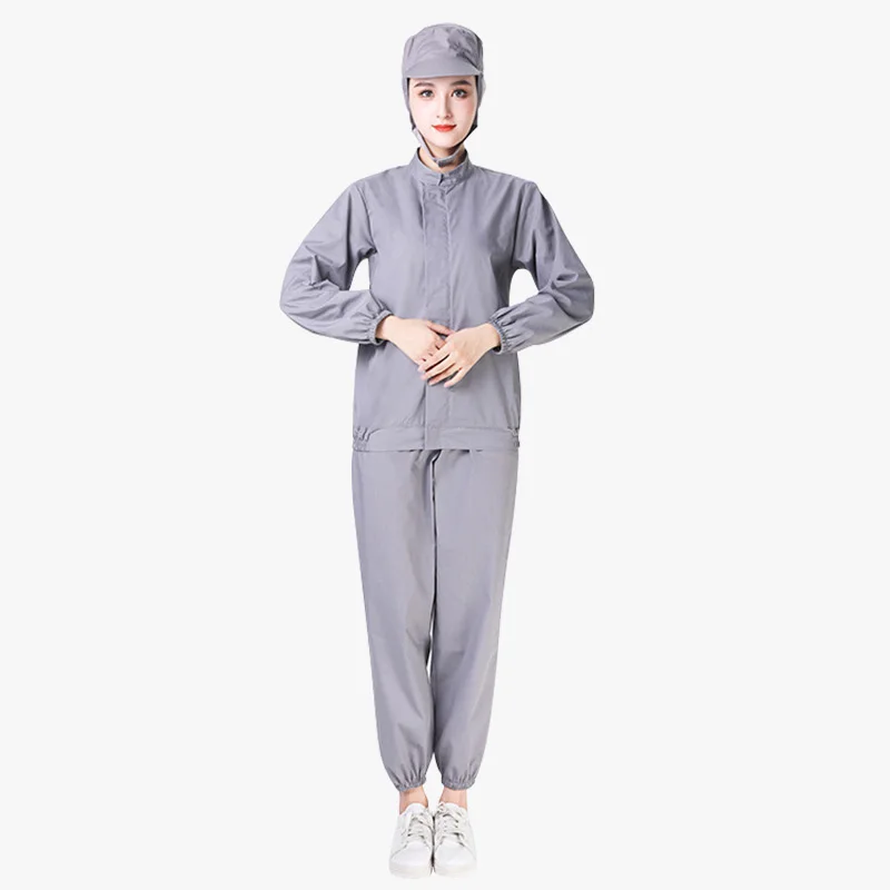 Summer food factory overall work suit work clothes men work clothes two piece workwear overalls