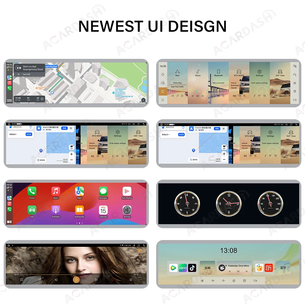 ACARDASH 2024 Android Radio Range Rover Vogue L405 Sport L494 Android 2013-2017 Car Auto Stereo Multimedia Navigation Head unit