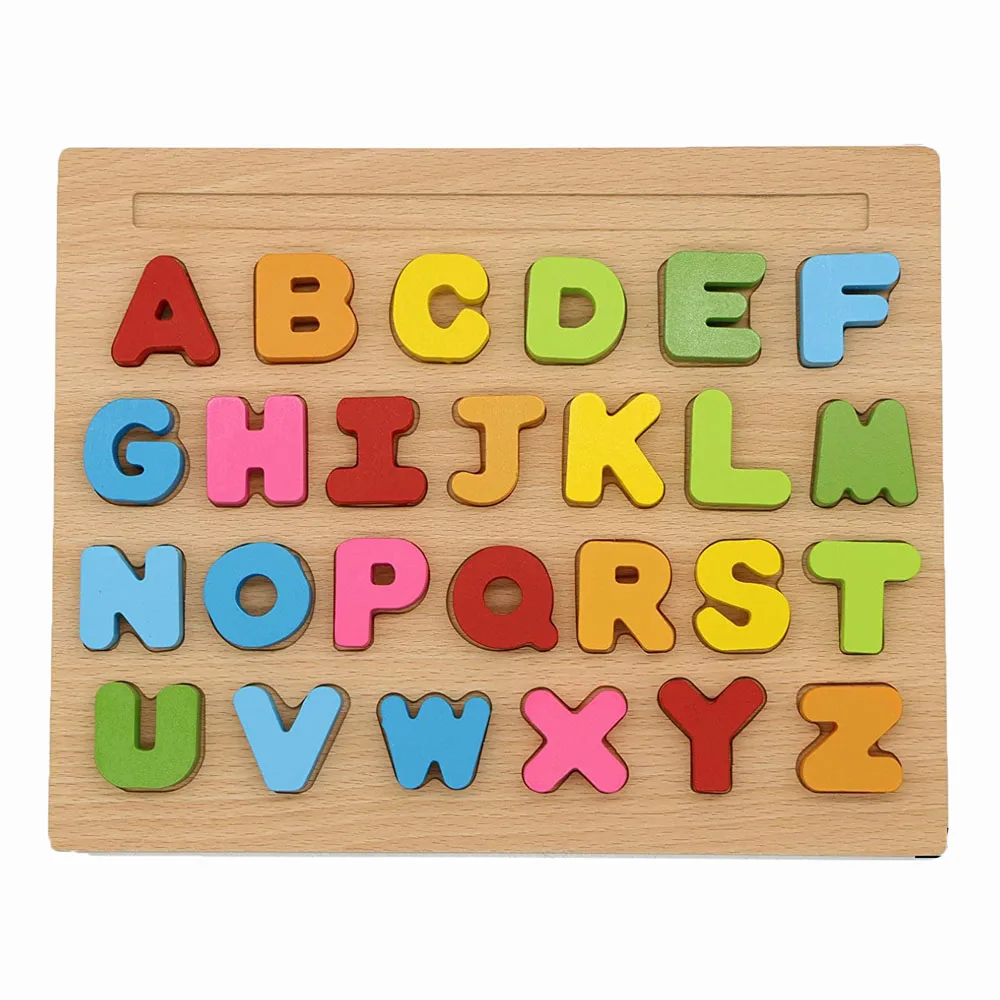 Деревянные головоломки с алфавитом деревянные Обучающие для детей
