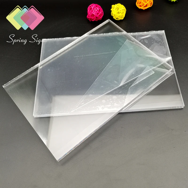 Spring sign plastic clear transparent led polystyrene embossed 1mm 2mm ps pattern sheet