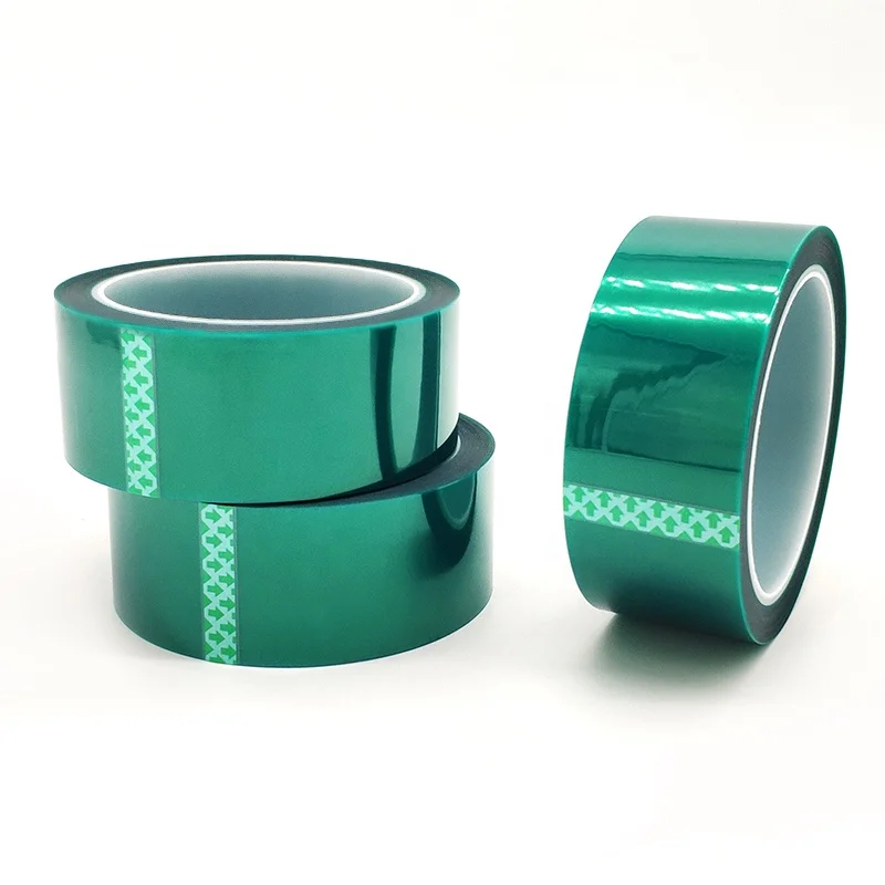 High Quality Color Pet Plastic Single Side Adhesive Film Green Pet Polyester Tape