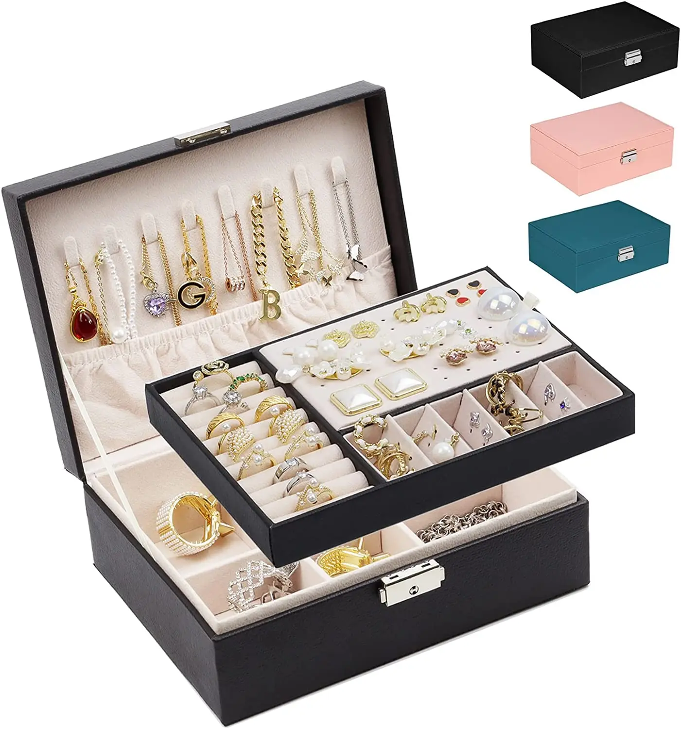 Custom Magnetic Small Travel Jewelry Packaging Gift Glass Leather Paper Ring Box Luxury And Bag With Logo Storage Boxes Purple