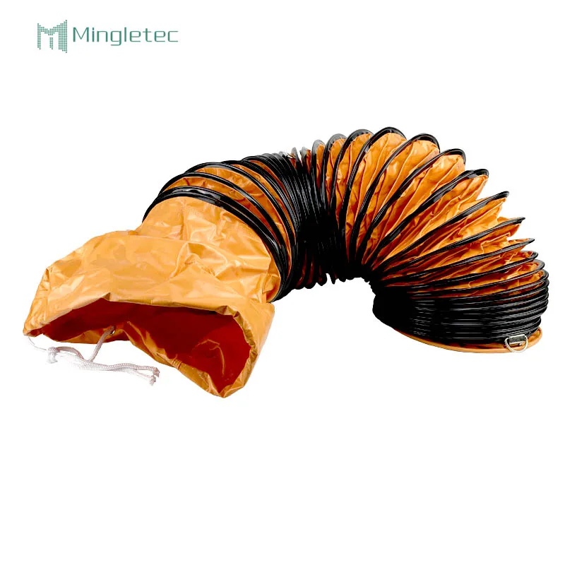 Fire Retardant waterproof pvc round Air Supply And Exhaust Air Ventilation Flexible Duct