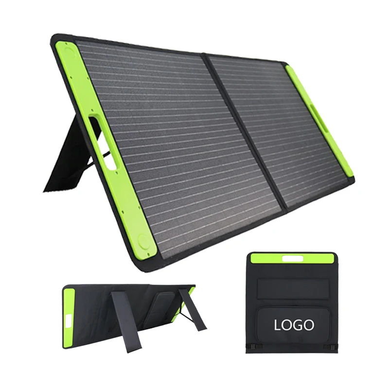 Outdoor portable 60w 120w 200w folding solar panels foldable solar panel kit 100w for campers