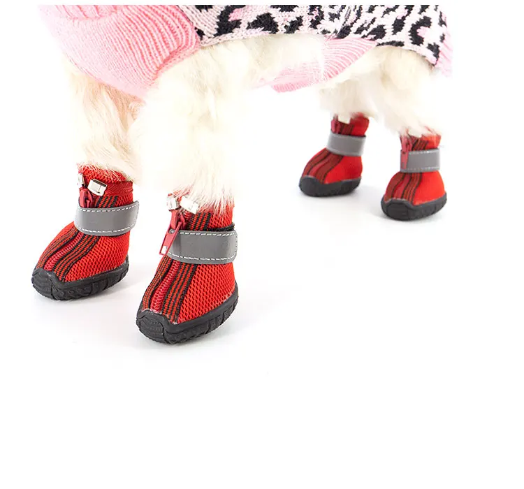 
( PSH001 ) Pet apparel dog waterproof shoe anti slip protect paw dog shoes 