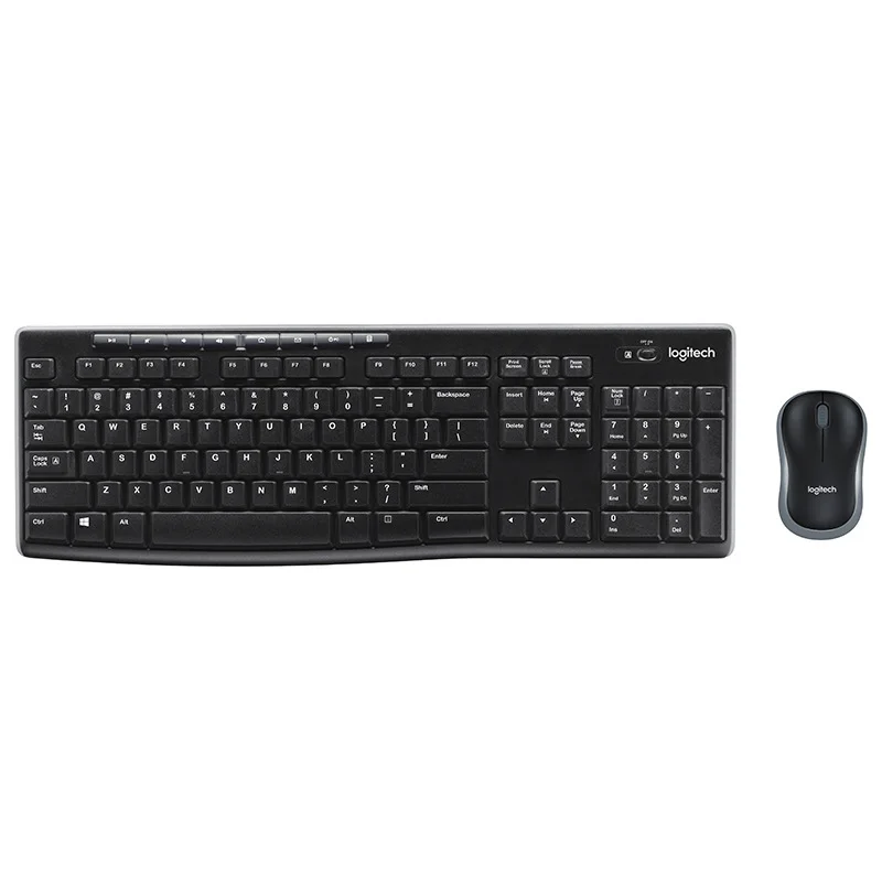 Logitech MK270 2.4G беспроводное устройство мышь + клавиатура комбо набор для настольного
