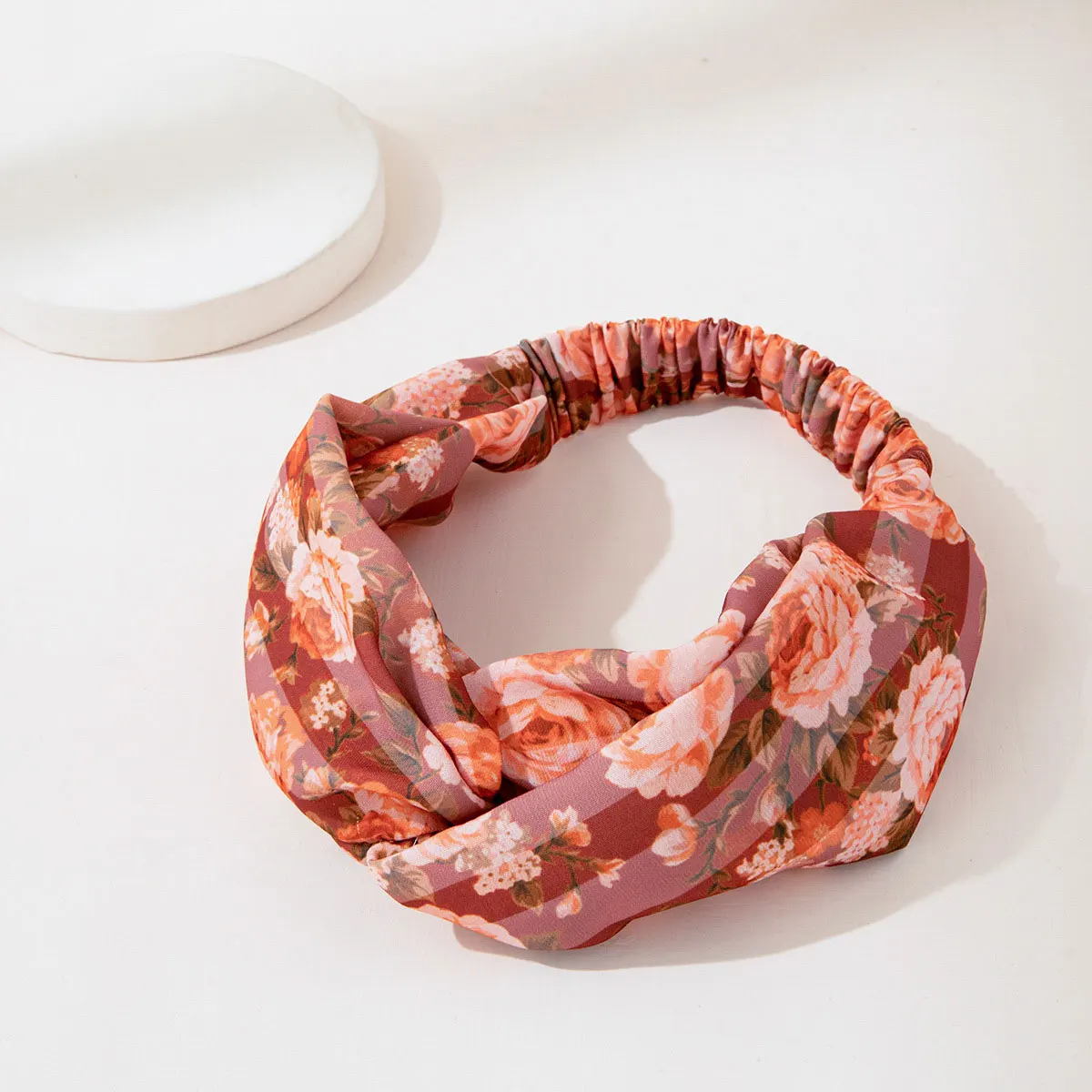 100% silk scrunchie Wide Headbands Stretchy Hair Bands Headwear Yoga Headband Silk ruched headband