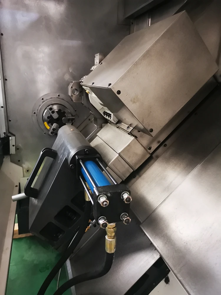 TS 52T hydraulic tool turret hydraulic taiistock slant bed metal CNC lathe machine