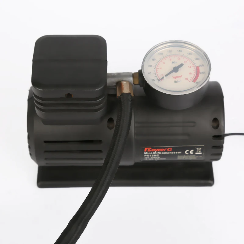 12V Mini DC Portable High Pressure Air Compressor - 250PSI Super Pressure