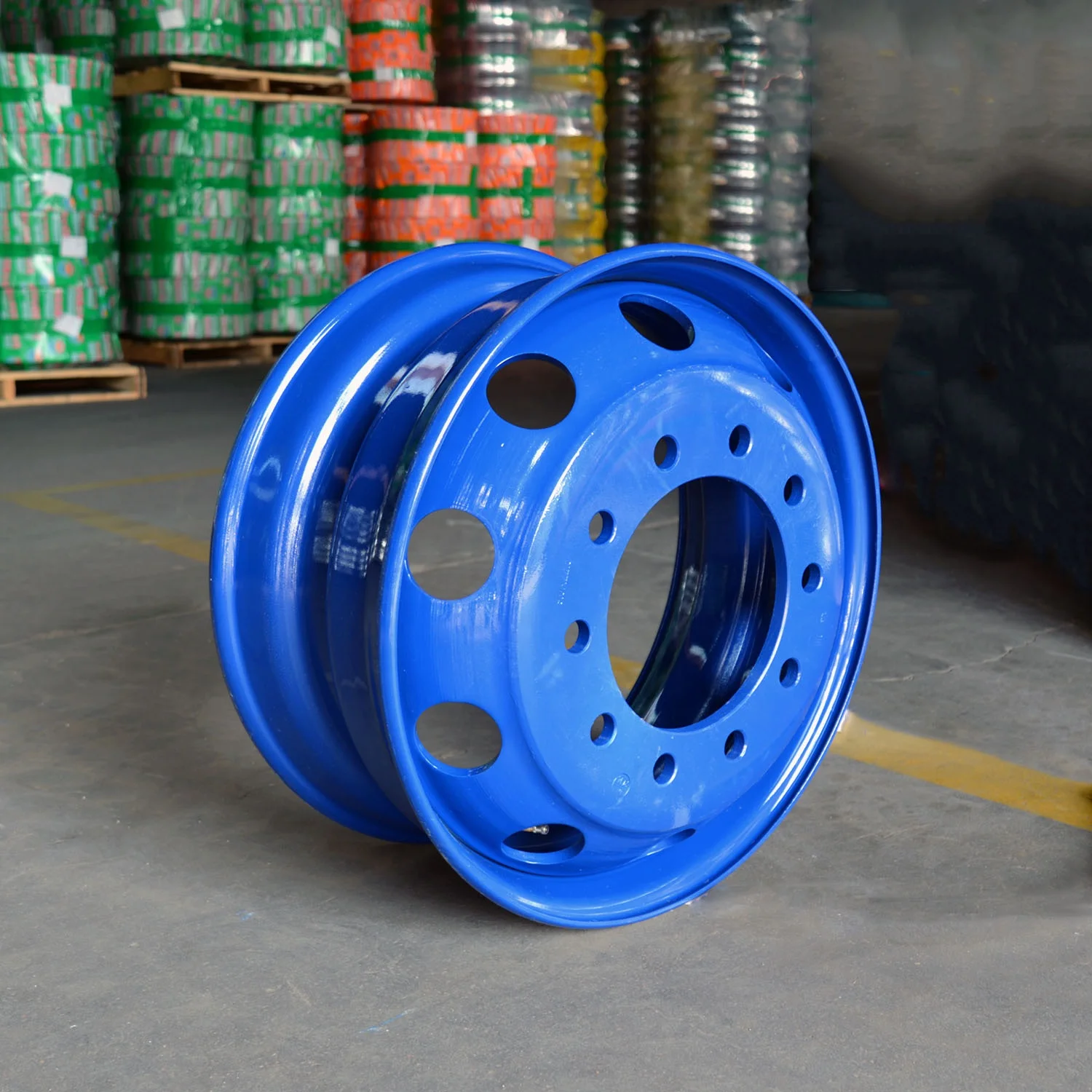 HINO truck rim 22.5x9.00 Truck Wheel China Factory Wholesale Steel Tubeless Truck Wheel For 12R22.5