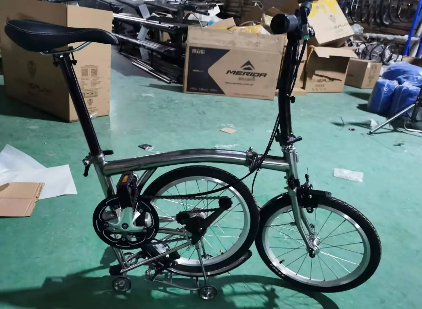 titanium folding bike frame 16,k-whale,bike frames