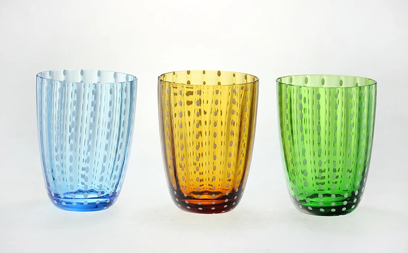 Pearl pots wine glasses