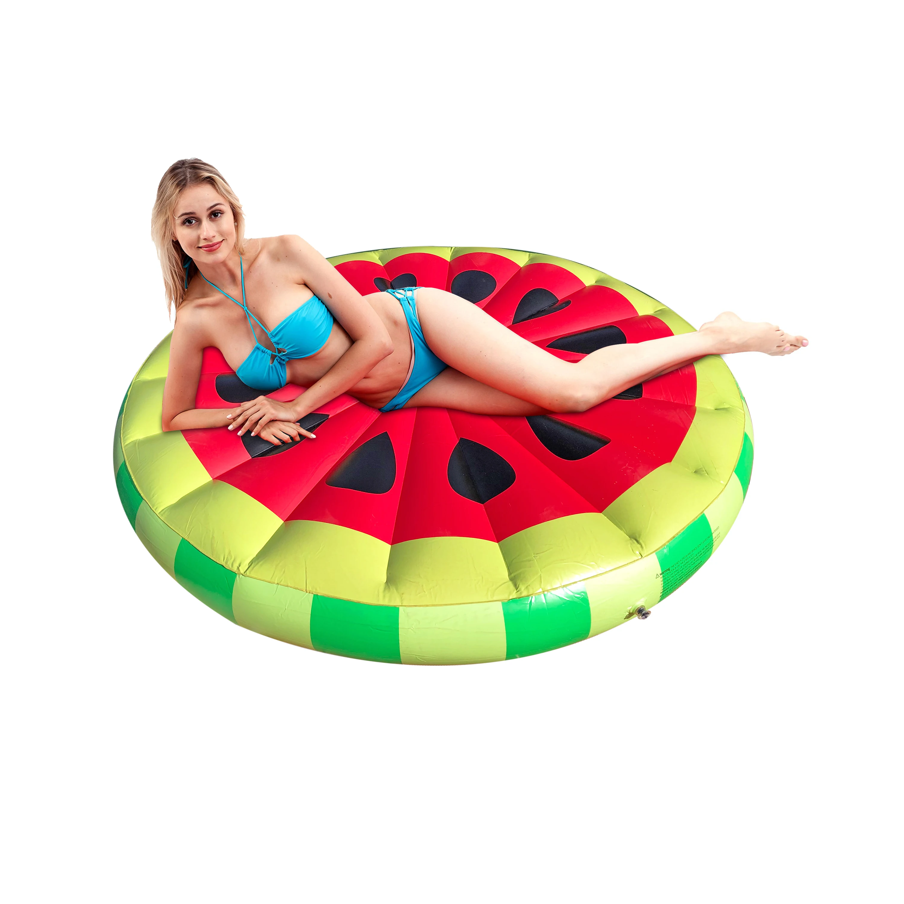 Ready to ship watermelon swim ring designer pool float raft inflatable With Good Service