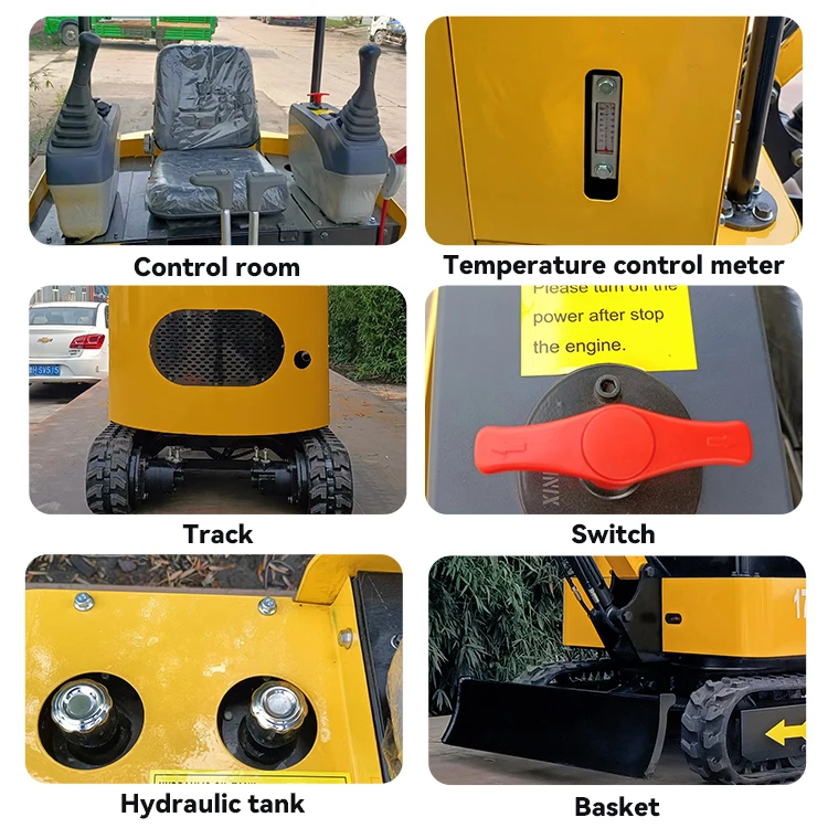 Free shipping! Original manufacturer CE/EPA/EURO 5 0.8T 1.2T 1.8T Kubota engine mini excavator