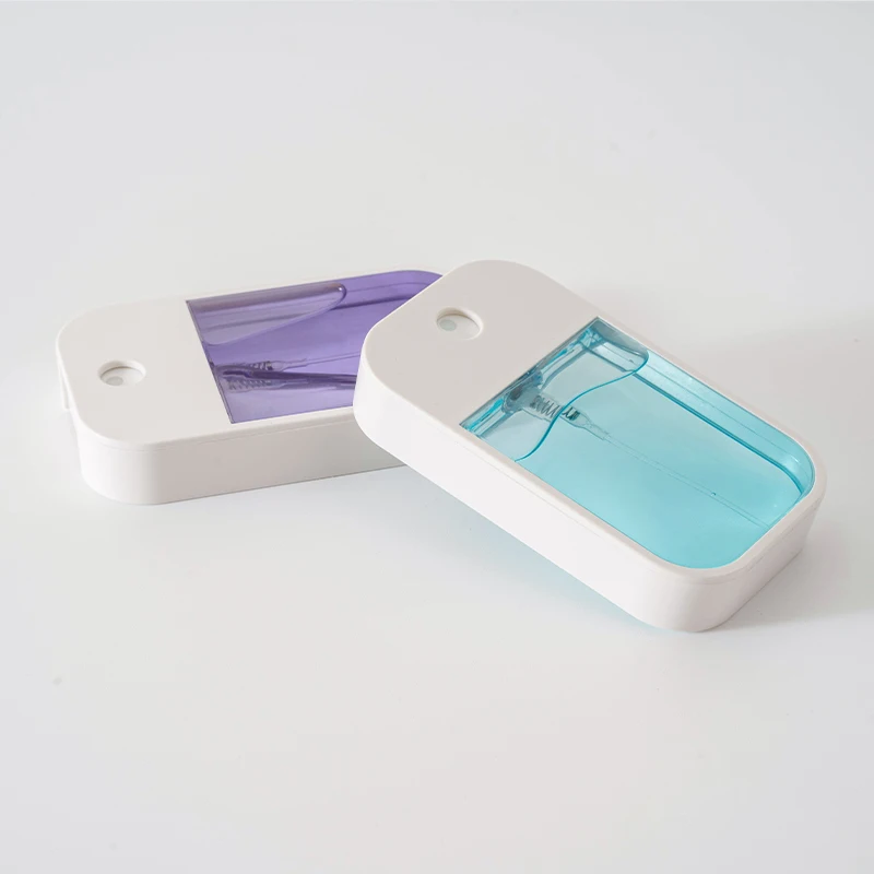 Tech-bio Pocket Portable Reusable Hand Sanitizer  Fine Mist Hand Sanitizer Credit Card Plastic Spray