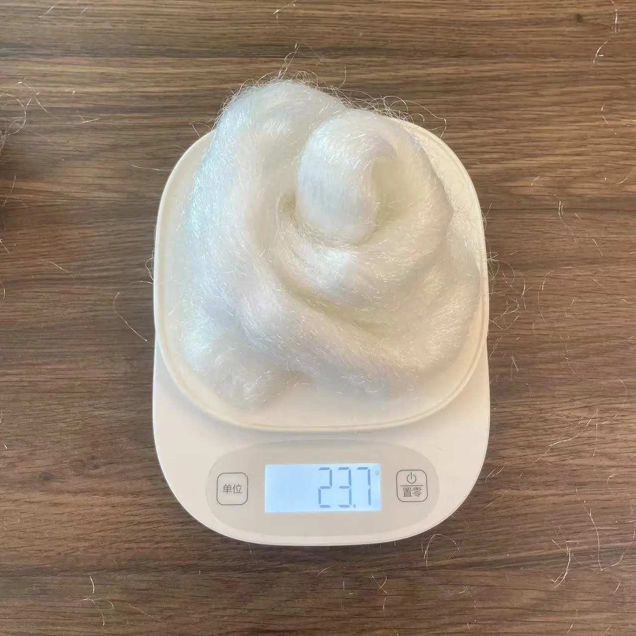 Polyamide PA6 Nylon Fancy Tops trilobal bright shine 17D*130mm / 22dtex *110mm Raw White Virgin For yarn Spinning