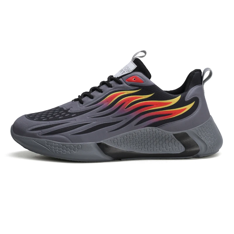 men casual newly designed comfortable Reflective light Noctilucent sport shoes