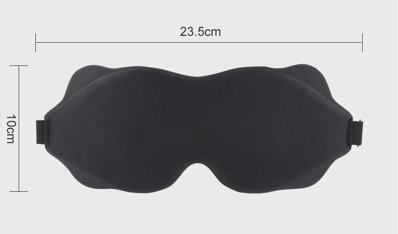Customized 3D Memory Foam Sleeping Eye Mask Blindfold Sleep Eye Cover Light Weighted