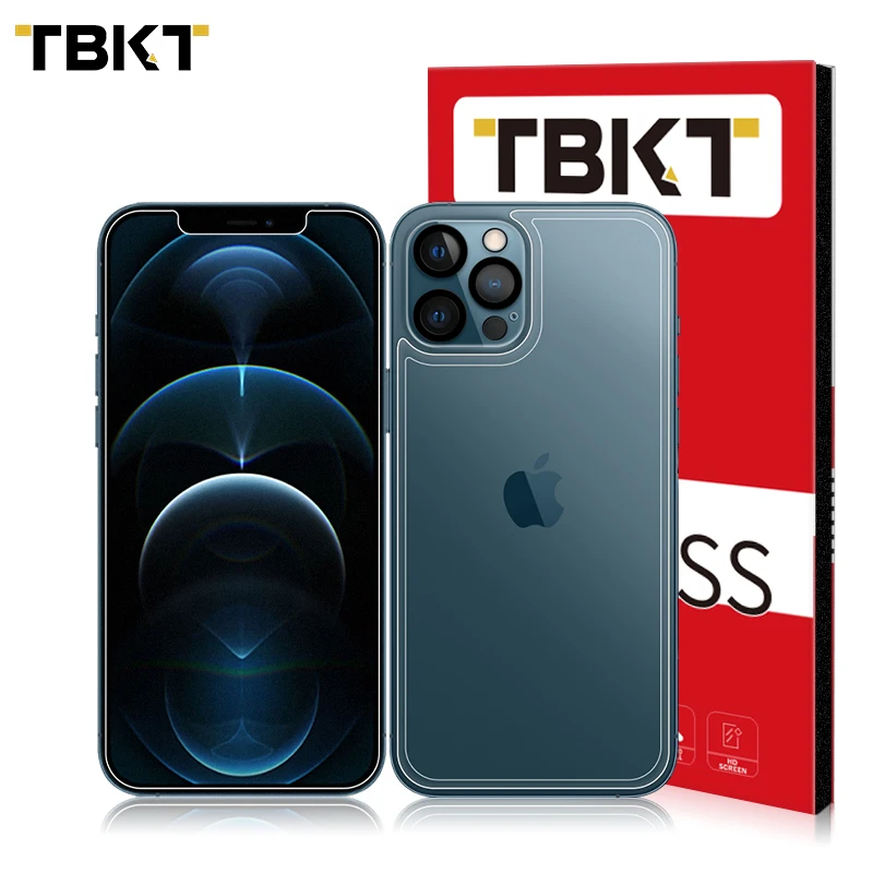 Hot Sale Lite Clear Mobile Phones His Dark Materials Back Film Tempered Glass Screen Protectors for iPhone 11 12 13 Pro Max