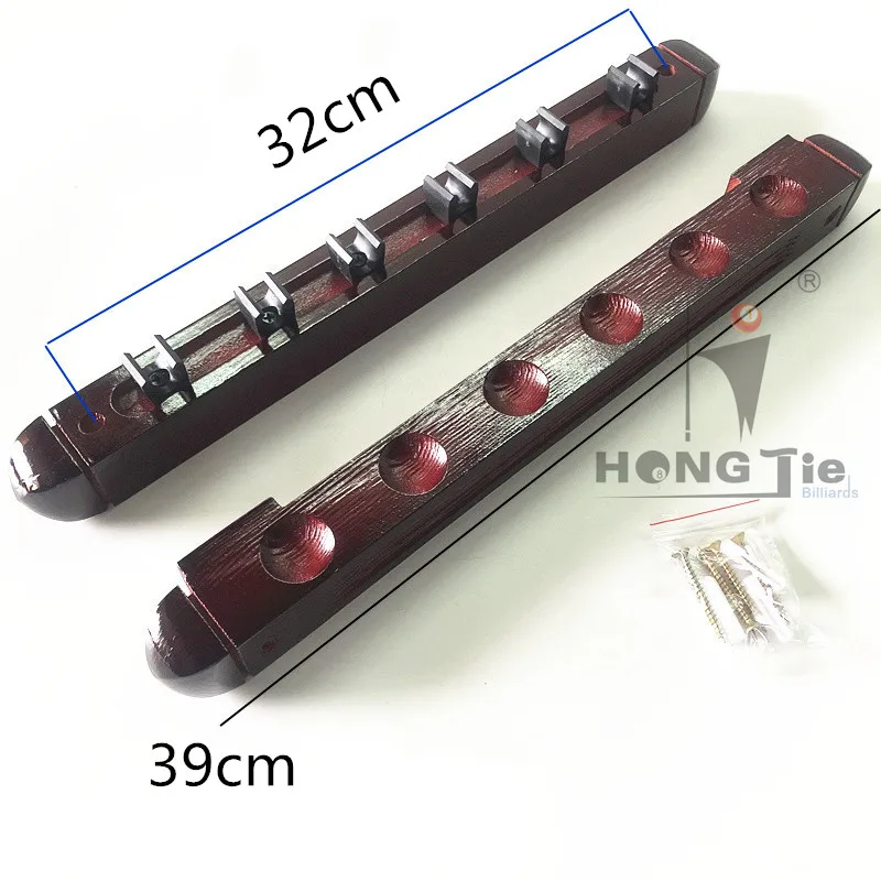 Hongjie Economic Billiard Wall Cue Rack, Billiard pool cue accessories