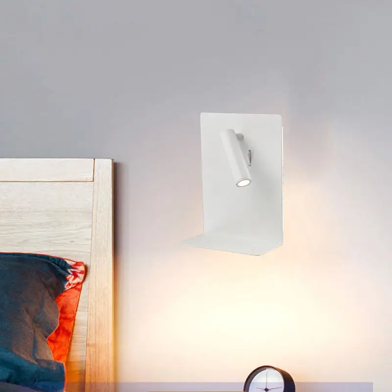 Villa Modern 3+8W Adjustable Wall Lamp USB Charger Phone Holder LED Reading Wall Lamp