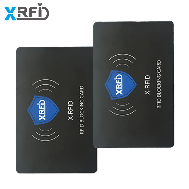 Anti Skimming 13.56Mhz Secure Credit Card Protector NFC Blocker Card RFID Blocking Card