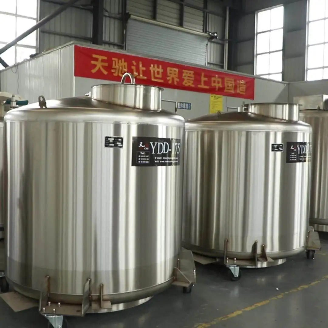 YDD-1800 Biological Cell Bank Low Temperature Seed/Blood Bank Liquid Nitrogen Tank for University laboratory Hospital