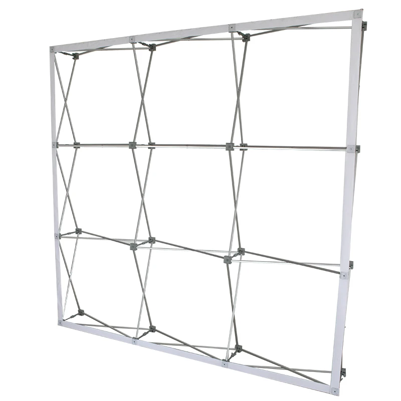 Promotion Portable Backdrop Custom Fabric Pop Up Booth Advertising Trade Show Exhibition Wall Display Stands Banner