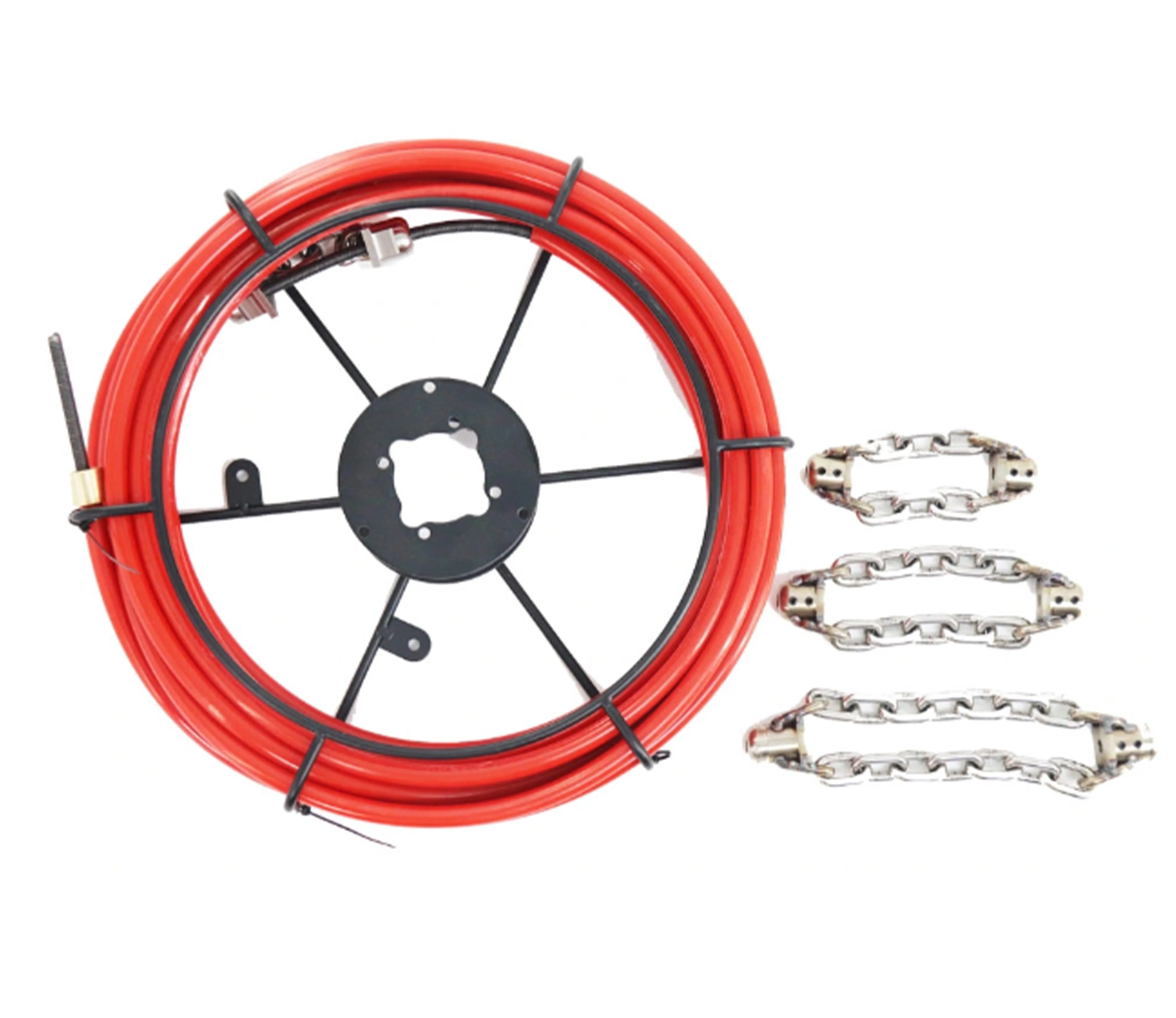 Good Quality Flex Shaft High Speed Chain Snake Cable Plumb Cleaning Machine