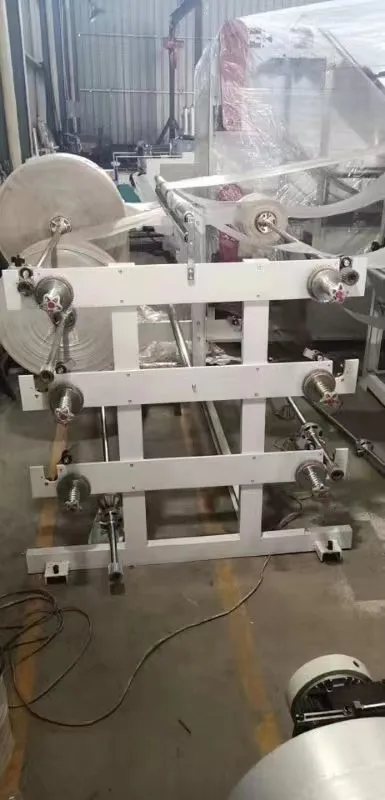 Six lines computer control cold cutting plastic bag production line