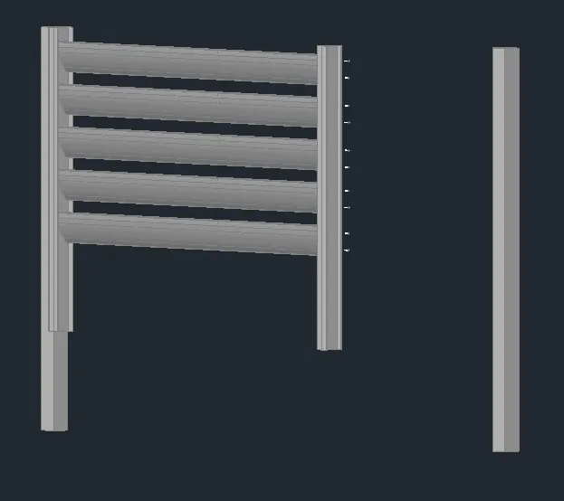 aluminium louver screen