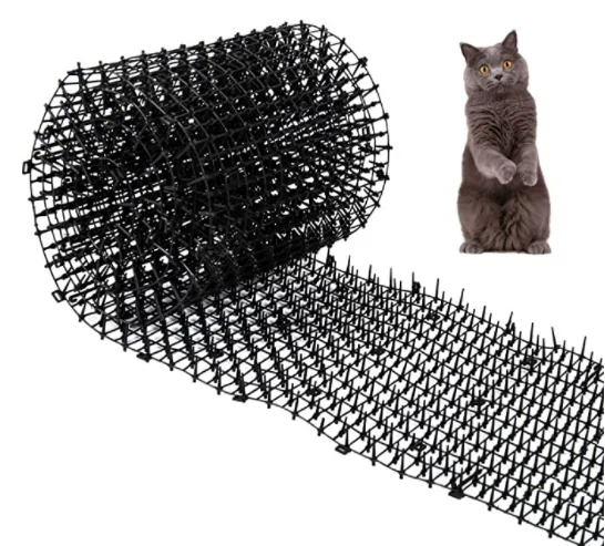 
 Cat Scat Mat With Plastic Spikes Prickle Strips Anti-Cats Network Digging Stopper Pest Repellent 200CM  