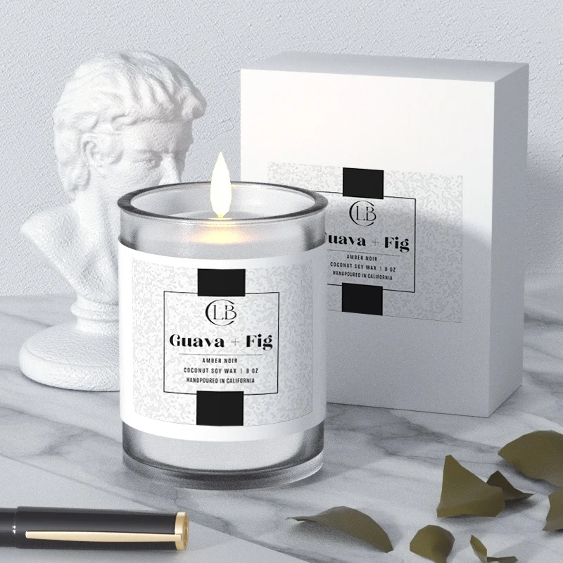 Custom wholesale label sticker candle wine die cut label vinyl pvc adhesive sticker waterproof packaging labels for bottles