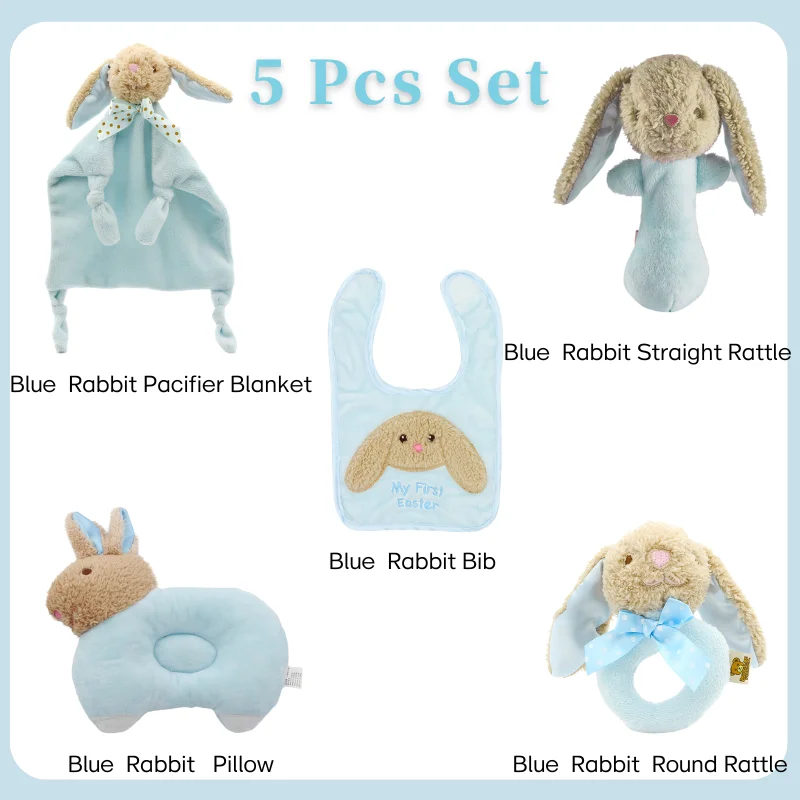 Baby Rattles Plush Rattle Toys Baby Educational Toys Plush Toys Gift Set